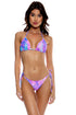 Luli Fama Dancing Queen Crystallized Seamless Triangle Top